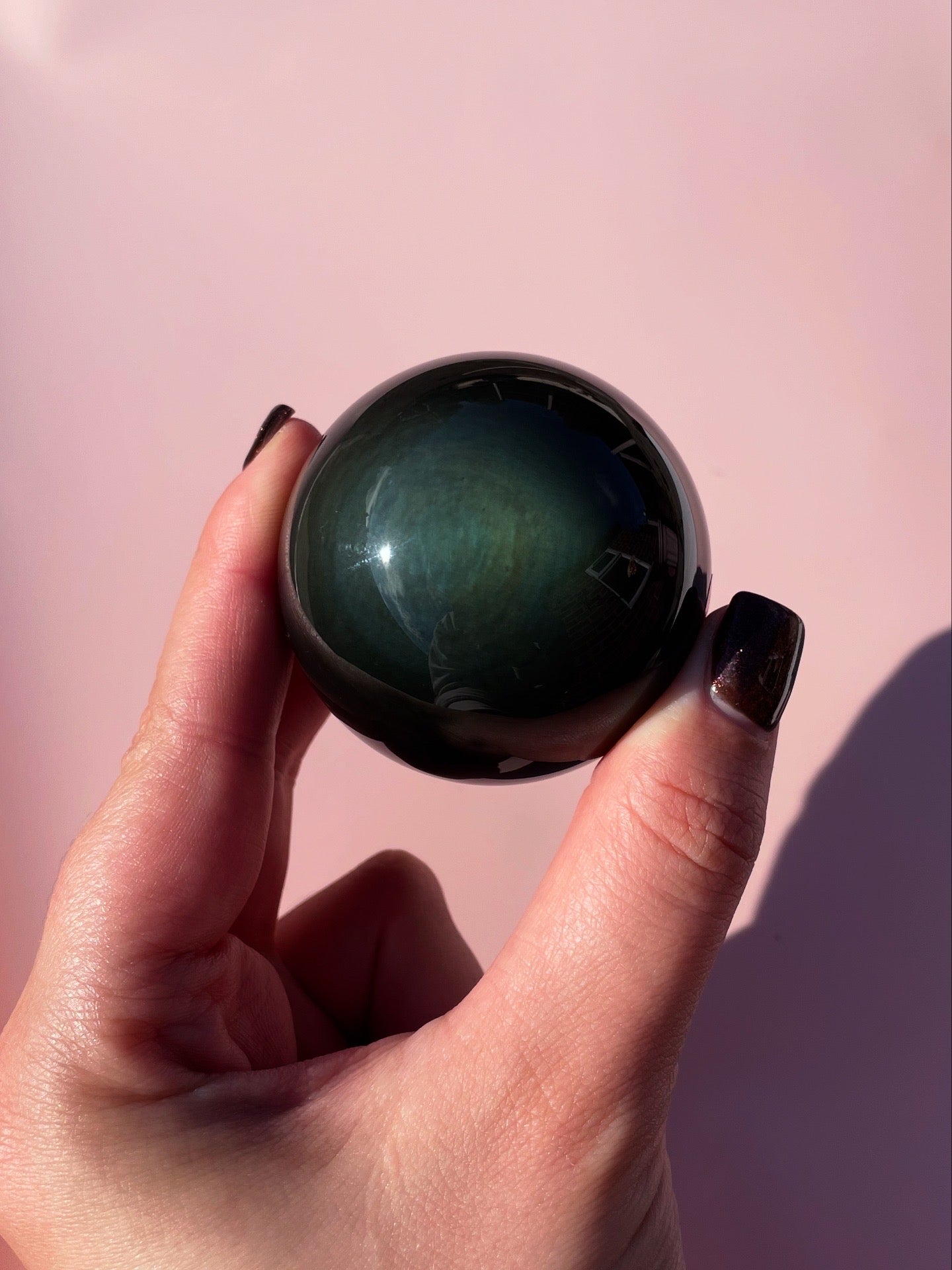 HQ Rainbow Obsidian Sphere
